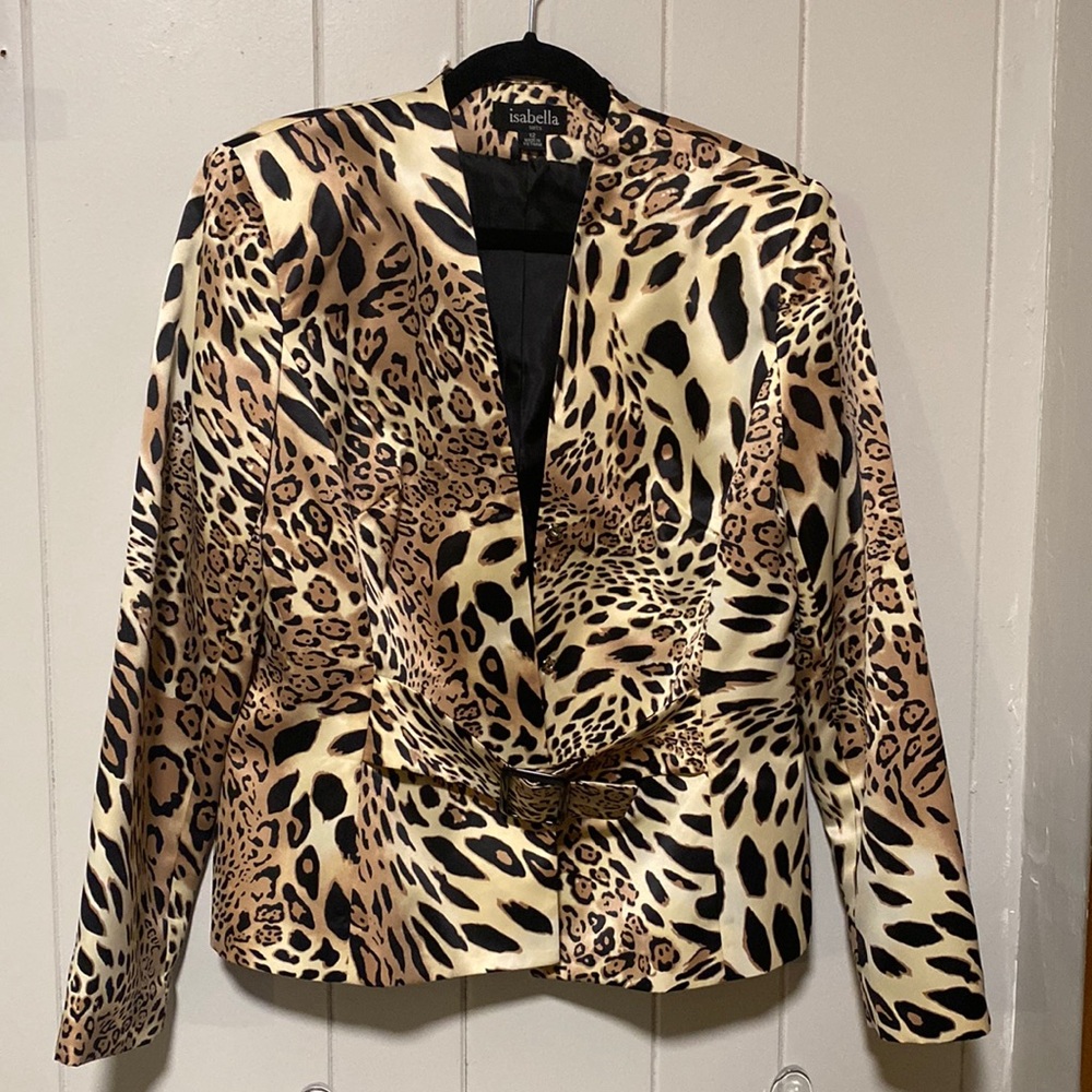 Isabella cheetah, print blazer
